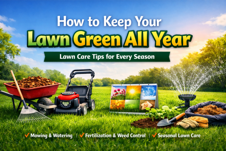 How to Keep Your Lawn Green All Year