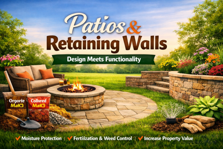 Patios and Retaining Walls: Design Meets Functionality